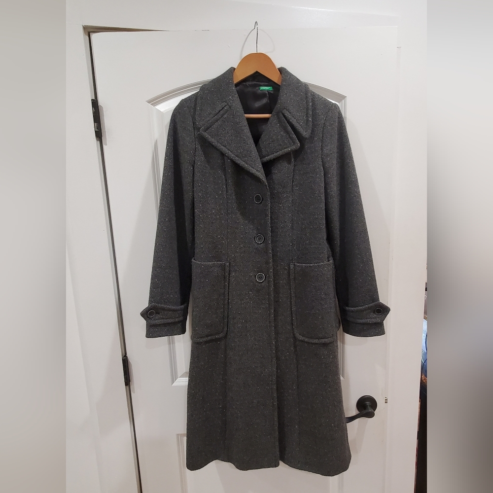 Charcoal Melange Coat
